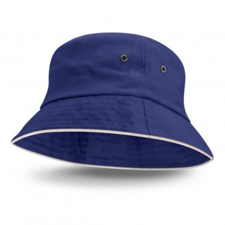 Bondi Bucket Hat - White Sandwich Trim Promotional Products